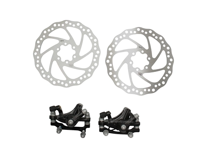 Дискові гальма LOGAN DX-2007 : 2 супорта F160/R140+F180/R160, 2 диски Ø160)