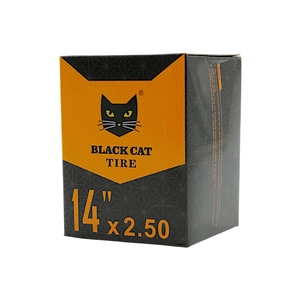Камера 14 кривий сосок (2.50) BLACK CAT (CR202) для електровелосипеда E-bike