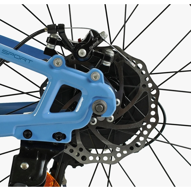 Велосипед 20 MG Corso «NEXT» NX-20110 магній 11.5", (к-т SHIMANO) блакитно-синій фото westvelo.com