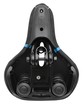 Сідло на демпферах з отвором AVANTI № 189 GEL, чорне з крапками (сині) фото westvelo.com
