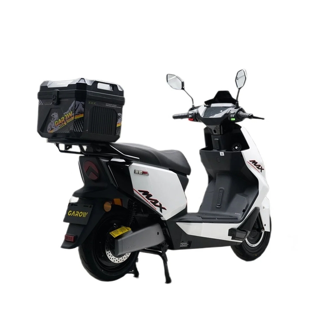 Електроскутер Garow «L850» GR-5290, двигун 2999W, акумулятор 72V 48Ah літій-залізо-фосфатний, білий, колеса 12" фото westvelo.com