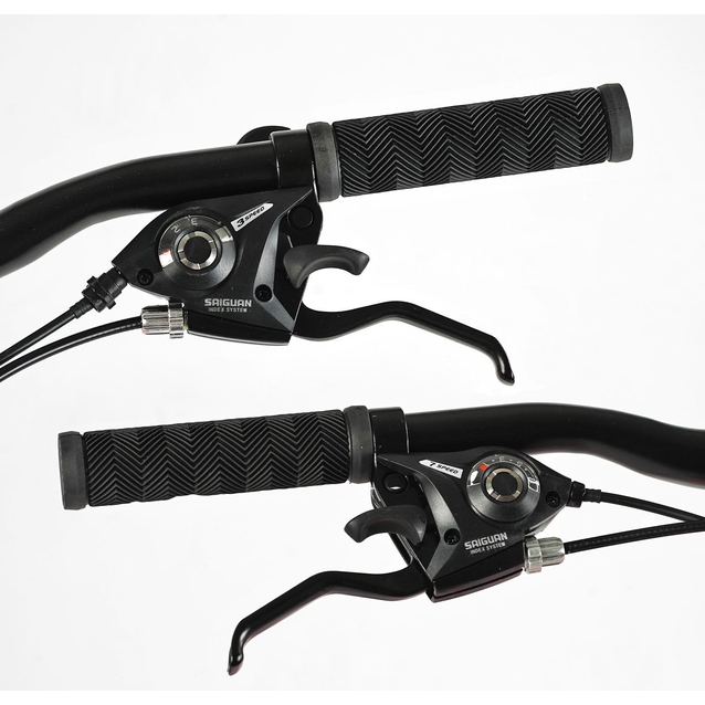 Велосипед 26 ST Corso «INTENSE» NT-26573 сталь 13", (к-т Saiguan) чорно-червоний фото westvelo.com