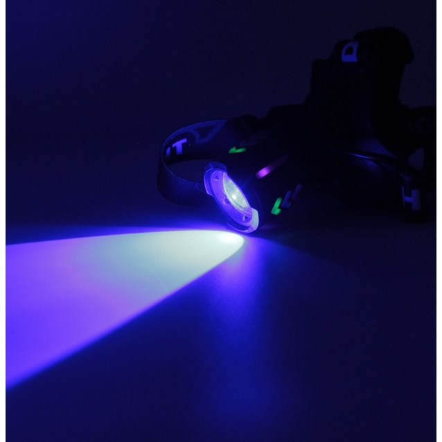 Ліхтар налобний на usb зарядку,Bailong BL-8096-4, Type-C.(білим,червоним,зеленим та синім світлом) фото westvelo.com