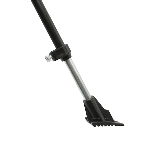 Підніжка регульована 24-29 на центр, сталь-алюміній чорна фото westvelo.com