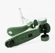 Самокат 2в1 Skyper Q-2330-10 колеса PU Ø125mm/40mm зі світлом, зелений, озвучування та підсвічування платформи, кермо складне фото westvelo.com