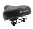 Сідло на пружинах VELOMAN № 191 чорне фото westvelo.com
