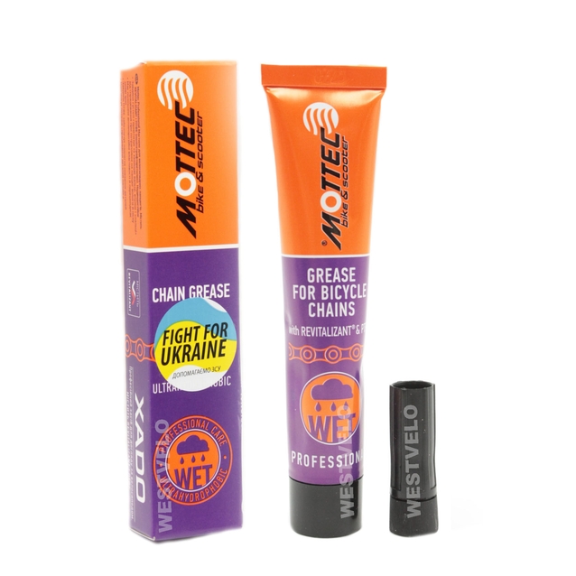 Мастило XADO MOTTEC WET для ланцюга (надводостійкa), 20 мл. фото westvelo.com