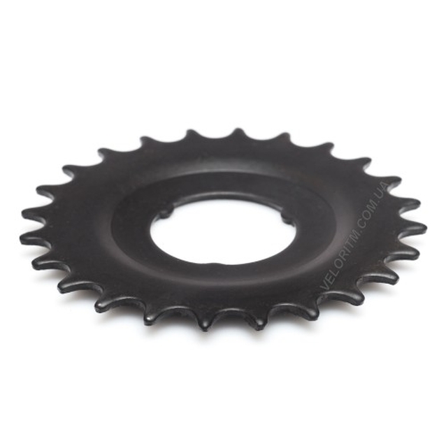 Зірка задня 24 зуби калена чорна фото westvelo.com