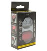 Мигалка силікон фара + стоп на батарейці фото westvelo.com