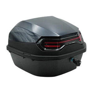 Кофр (багажник) для мотоцикла задній ROBIK 48 (400х400х280) 45L темно-синій з катафотом