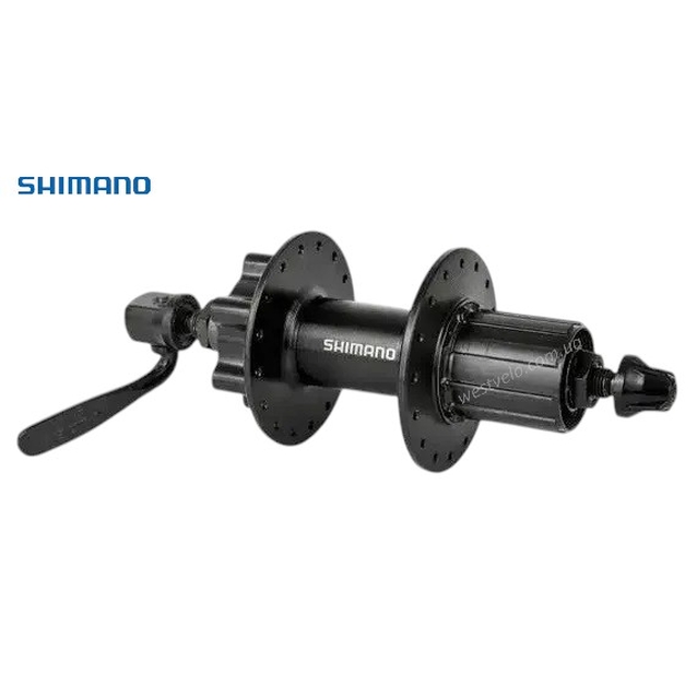 Втулка мтв задня, SHIMANO (FH-TX506) касета 8-10S, диск гальма 6 болтів, ексцентрик фото westvelo.com