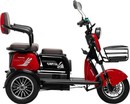 Трицикл Corso «OSTIN» SN-808922, двигун 1000W, акумулятор 72V/23Ah графеновий, червоний + 1 ящик. акум, колеса 10" фото westvelo.com