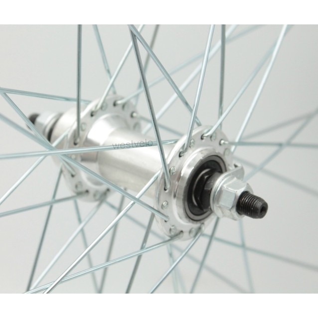 Колесо 28-29 перед, обід 2-ний чорний, втулка AL. на промах, диск різьба (Gravity) фото westvelo.com