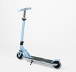 Самокат дитячий 2-х колісний, PU Skyper GR-84622 L блакитний , Ø120mm, ST, кермо складне зі світлом фото westvelo.com