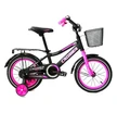 Дитячий велосипед 14 Crosser «ROCKY» 012 чорно-рожевий (+кошик сітка середній) []
