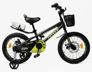 Дитячий велосипед 16 AL Corso «TAYGER»  TG-30211 алюмінієва рама, дискові гальма, чорно-жовтий фото westvelo.com