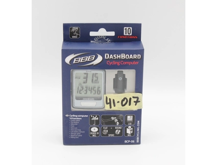 Велокомп'ютер BBB ВСР-06 "DashBoard" чорно-білий (10 functions)