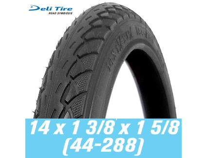 Покришка 288-44 (14 1.3/8-1.5/8) DELI TIRE Індонезія (206) для коляски
