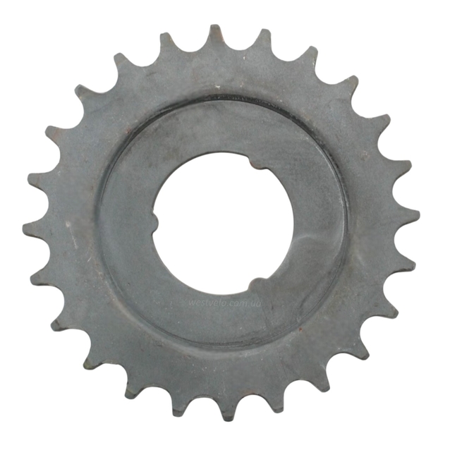 Зірка задня 24 зуби калена чорна на блістері фото westvelo.com