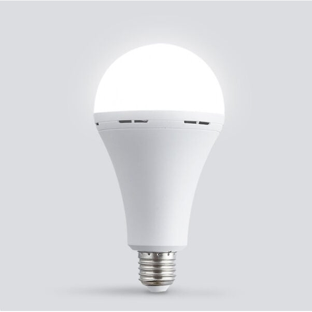 Лампа світлодіодна акумуляторна 20 W E27 (C 72051) LED A ( холодне світло, працює від мережі та від вбудованого акумулятора) 220В фото westvelo.com