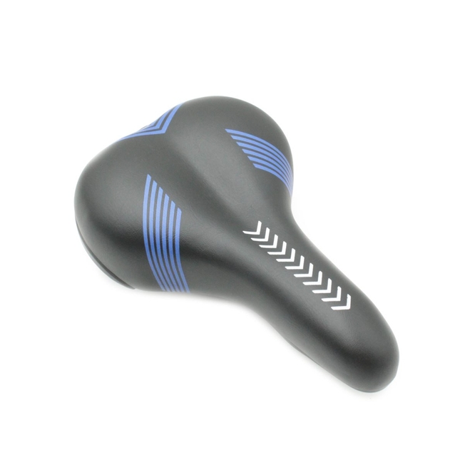 Сідло мтв CROSSER "Біла стрілка" чорно-синє фото westvelo.com