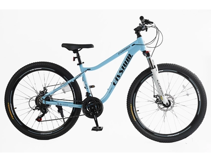 Велосипед 27.5 AL Corso «ELYSIUM» LS-27930 алюміній 15.5", (к-т SHIMANO) блакитний