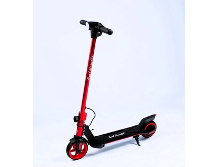 Електросамокат підлітковий Best Scooter JN-38895 двигун 150W, акумулятор літієвий 21.6V 2.5Ah, червоний, колеса 6,5"