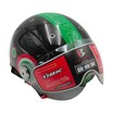 Мото шолом, відкритий (L) "IBK" 033, чорно-зелений фото westvelo.com