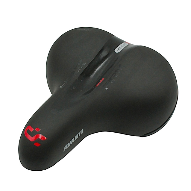Сідло на демферах AVANTI №82 XINDA м'яке з диркою фото westvelo.com