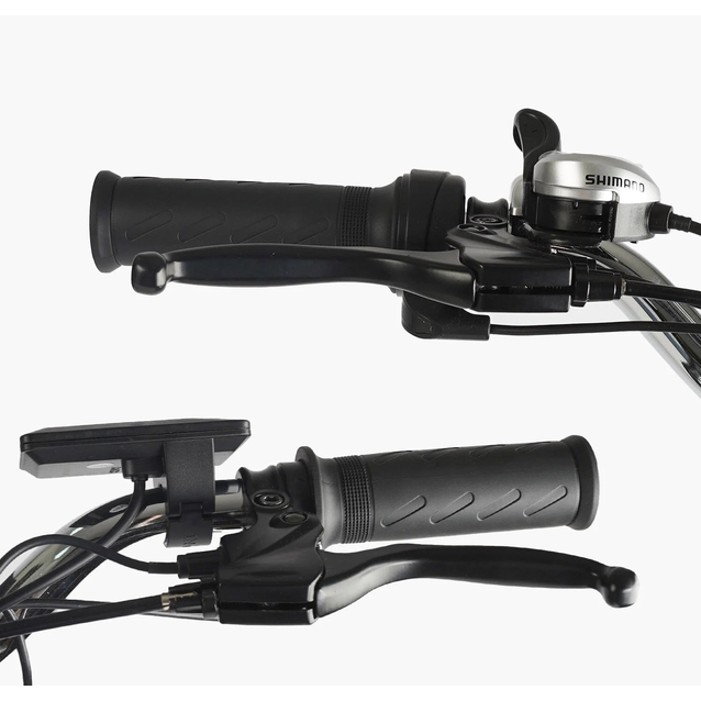 Електровелосипед 24 ST Corso «ROCCO» RC-40716 сталь, двигун  500W, акумулятор 48V20Ah літієвий, білий фото westvelo.com