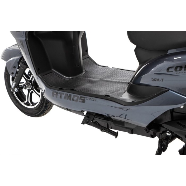 Електроскутер Corso «ATMOS» TS-731147, двигун 2000W, акумулятор 72V/35Ah графеновий, сірий, колеса 10" + 1 ящик. акум фото westvelo.com