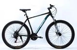 Велосипед 29 AL Corso «KORD» KD-29680 алюміній 21", (к-т SHIMANO) чорно-зелений фото westvelo.com
