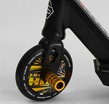 Самокат трюковий Best Scooter «HOP» N-01801 чорно-золотий, HIC-система, пеги, AL диск та дека, колеса PU Ø120mm, ширина керма - 58 см фото westvelo.com