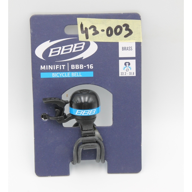 Дзвінок "Пінь-Пінь" ВВВ-16 "MiniFit" чорно-синій фото westvelo.com