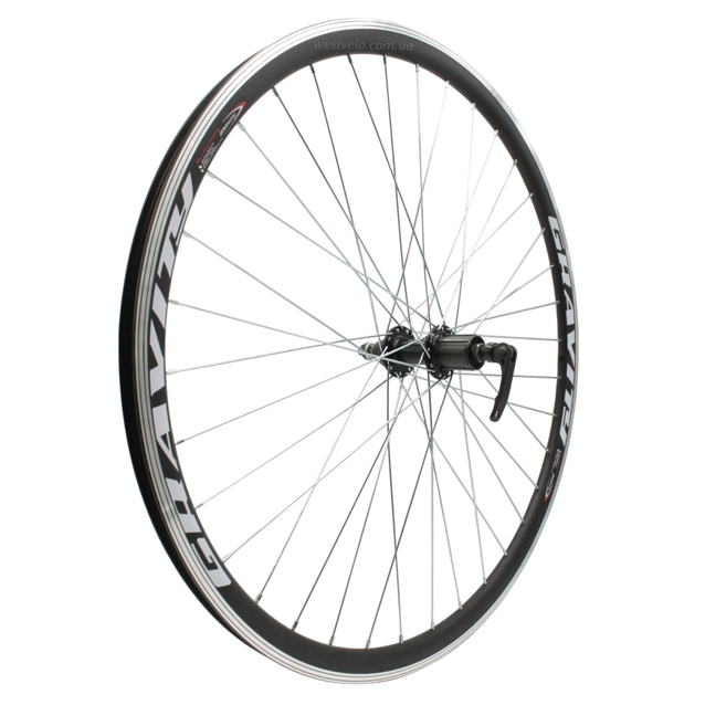 Колесо 28-29 зад, обід 2-ний чорний, втулка AL. Joy Tech, касета 8-10S, ексцентрик (Gravity) фото westvelo.com