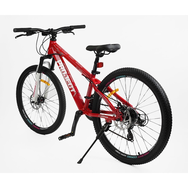 Велосипед 26 AL Corso «PROJECT» R-26176 алюміній 13", (к-т Saiguan) рожевий фото westvelo.com