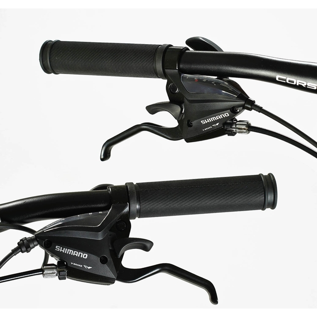 Велосипед 27.5 ST Corso «TORNADO» TR-27029 сталь 15.5", (к-т SHIMANO) чорно-помаранчевий фото westvelo.com