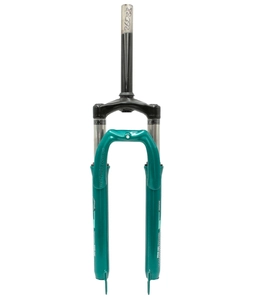 Вилка 26 аморт. безрізьб. CORSO (088), смарагдова, disk, шток Ø28.6 L-200mm