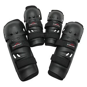 Мотозахист наколінники + налокітники "VEMAR" (S109) пластик, чорні