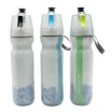 Фляга-термос COOL.B 750 ml харч.пластик біло-синя, з оприскувачем фото westvelo.com