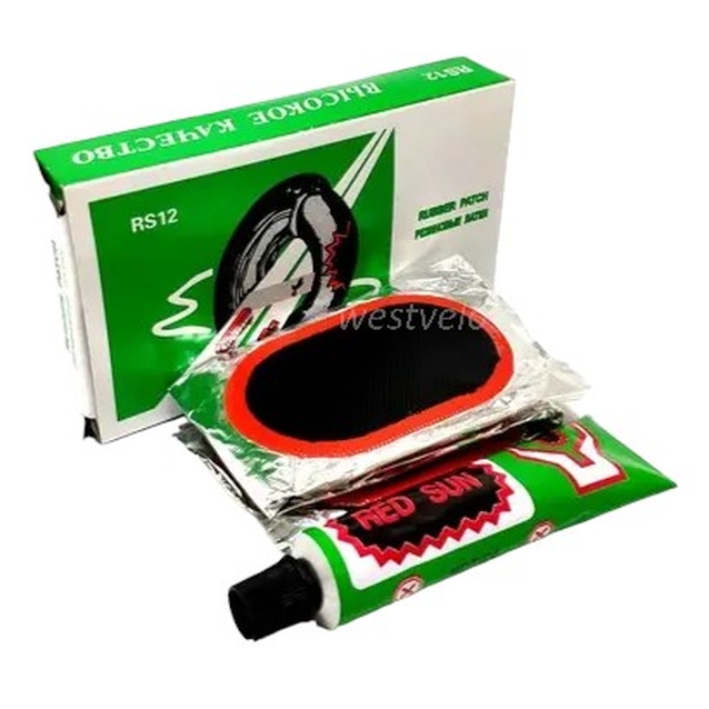 Латки + клей RS 12 круглі фото westvelo.com