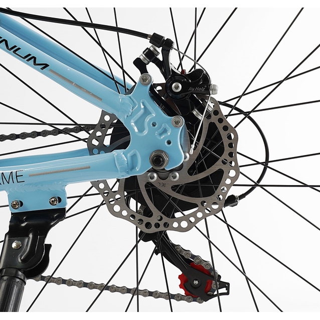 Велосипед 27.5 AL Corso «ELYSIUM» LS-27930 алюміній 15.5", (к-т SHIMANO) блакитний фото westvelo.com
