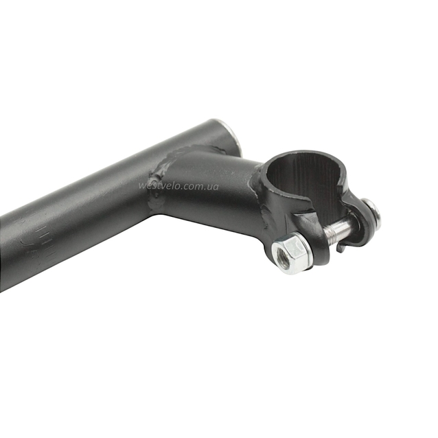 Винос руля мтв сталевий Ø25.4мм. L-155мм. L-60мм. Ø25.4мм. чорний фото westvelo.com