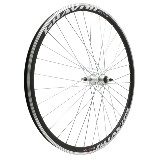 Колесо 28-29 зад, обід 2-ний чорний, втулка AL на промах, диск різьба (Gravity) фото westvelo.com