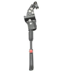 Підніжка регульована 24-29 на зад, під 3 болти з кнопкою, сталева чорна