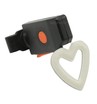 Мигалка usb зад. №902 "Серце" LED, червона фото westvelo.com