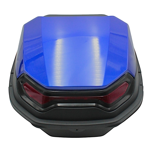 Кофр (багажник) для мотоцикла задній PRC (41×41×29) синьо-чорний фото westvelo.com