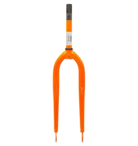 Вилка 20 сталева з кріпленням для ДИНАМО, шток Ø25.4mm L-185mm р.з L-40mm, помаранчева