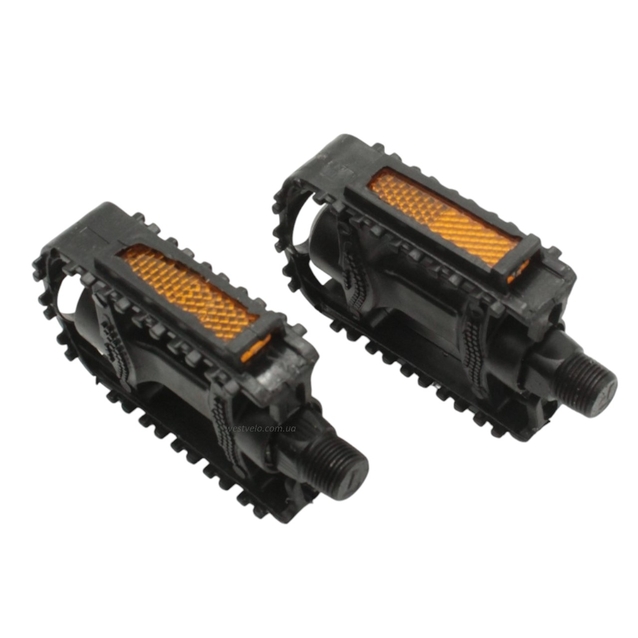 Педалі дитячі пластик PD-42, чорні фото westvelo.com