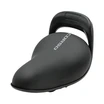 Сідло дитяче CORSO CLM-1618205 чорне з пластиковою спинкою фото westvelo.com